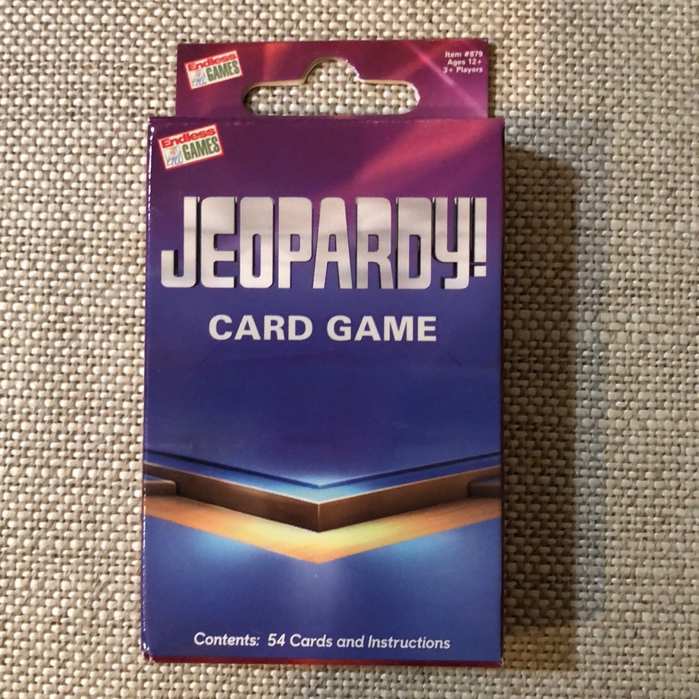 New Jeopardy card game